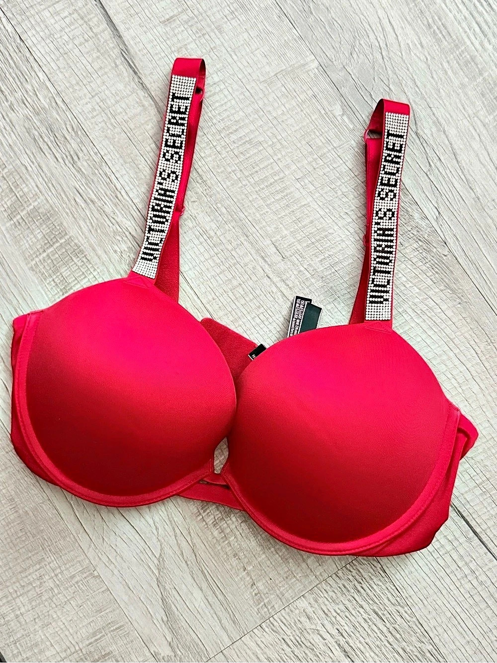 Victoria's Secret Very Sexy Shine Strap Push-Up Bra Pink 36D